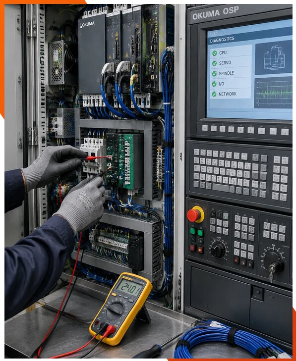 Ремонт систем ЧПУ Okuma OSP в Кореновске